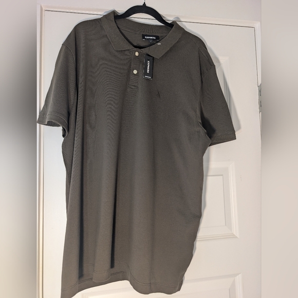 Express Other - Express Men's Olive Polo Shirt Size XXL